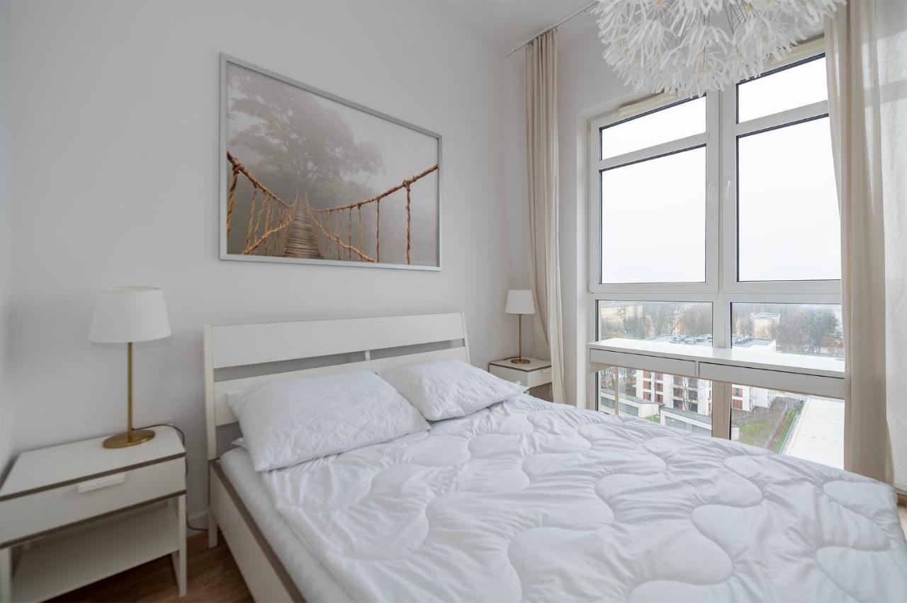 Penthouse With A View Of Lodz & Free Parking Apartment Exterior photo